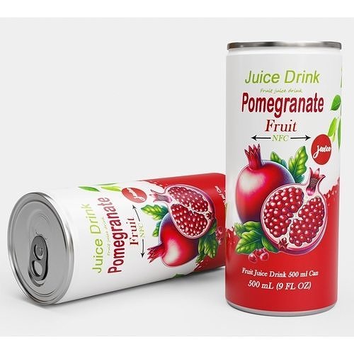 Pomegranate Juice Drink 3D model 2
