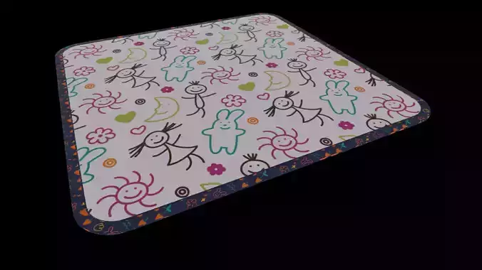 Other toys-Play Mat-GAME READY - PBR 3D MODEL 