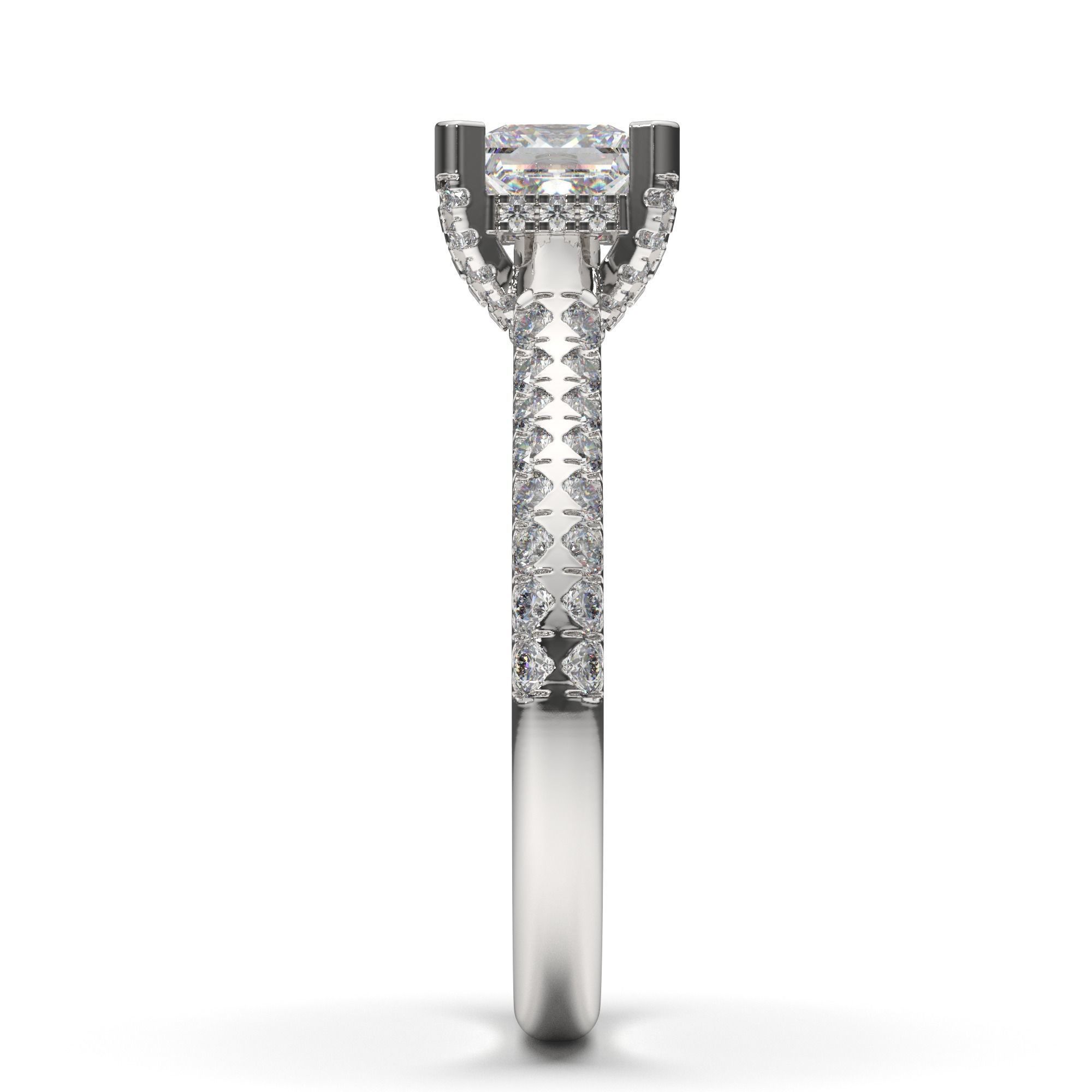 Diamond Ring 3D print model_9