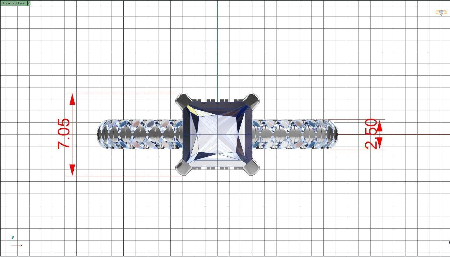 Diamond Ring 3D print model_16