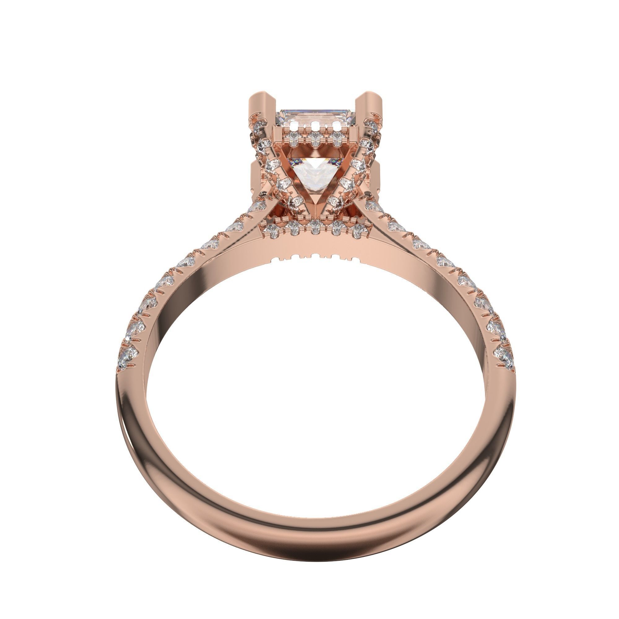 Diamond Ring 3D print model_14