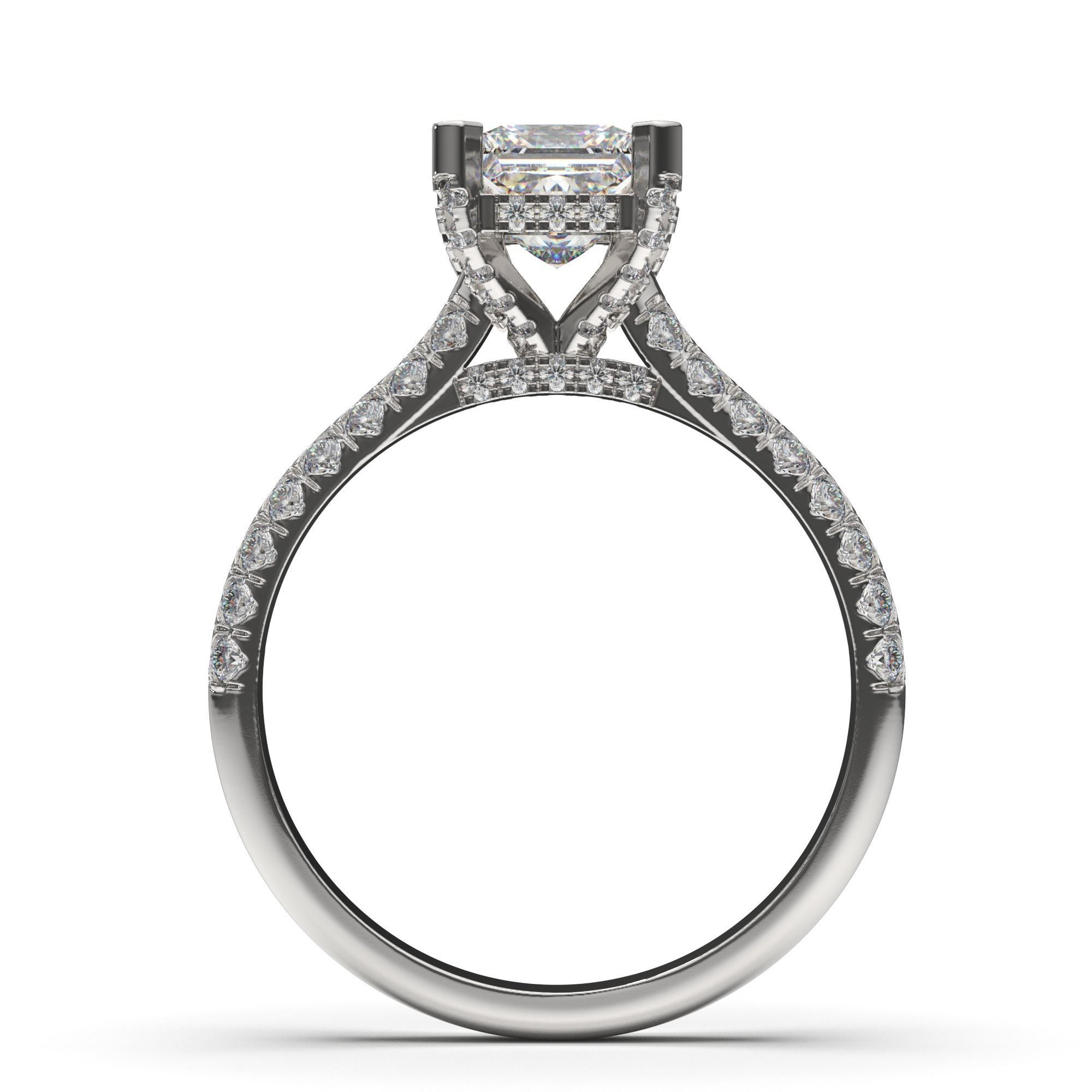 Diamond Ring 3D print model_6