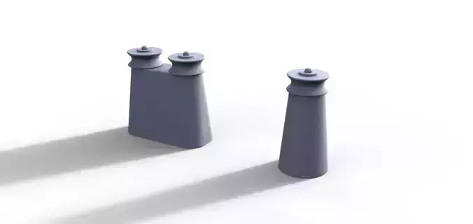 Rope guide pulley for Shipmodel Ship Vessel