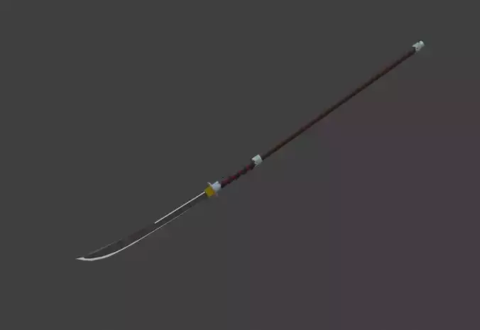 Naginata - Low Poly Game Ready Weapon