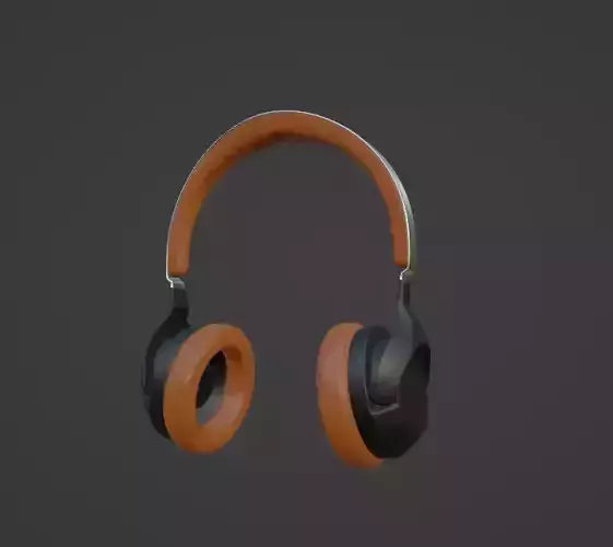 a simple headphone made with blender