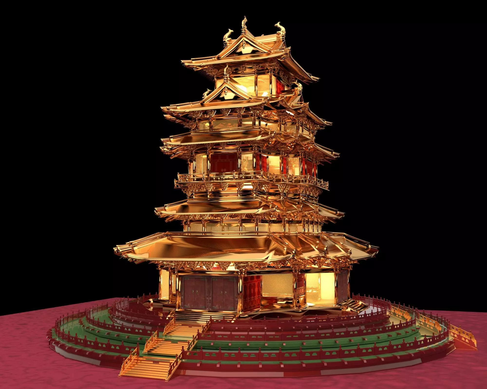 Chinese ancient   3D model_0