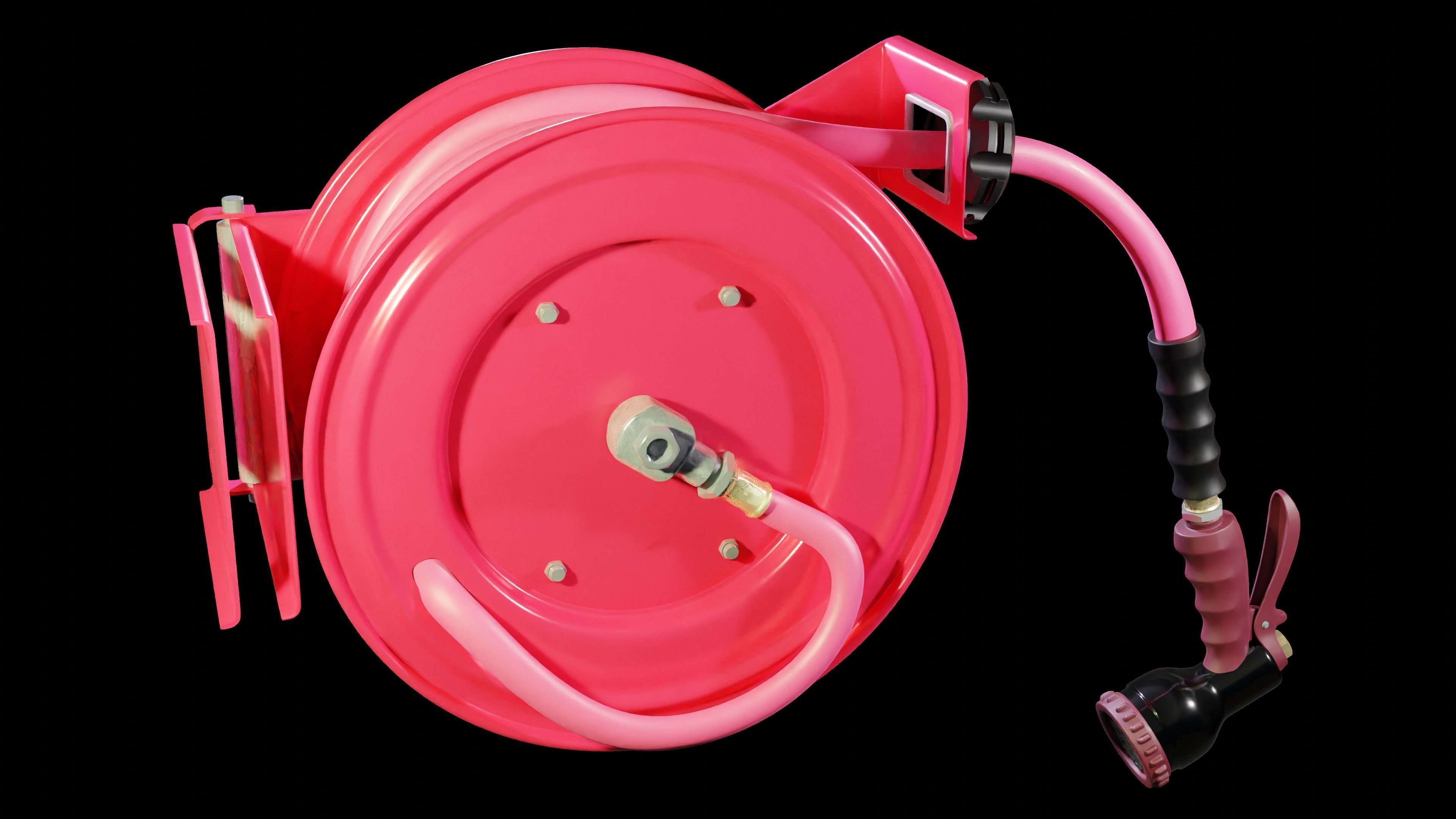 HOSE REEL 3D model_1