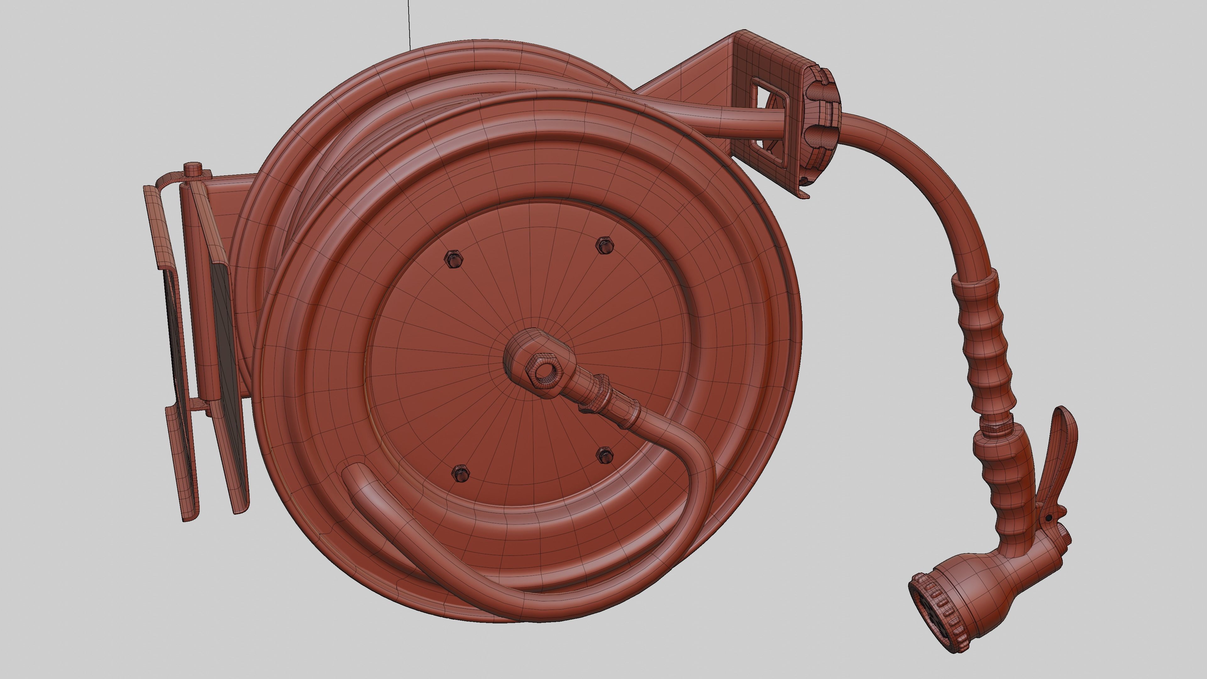 HOSE REEL 3D model_6