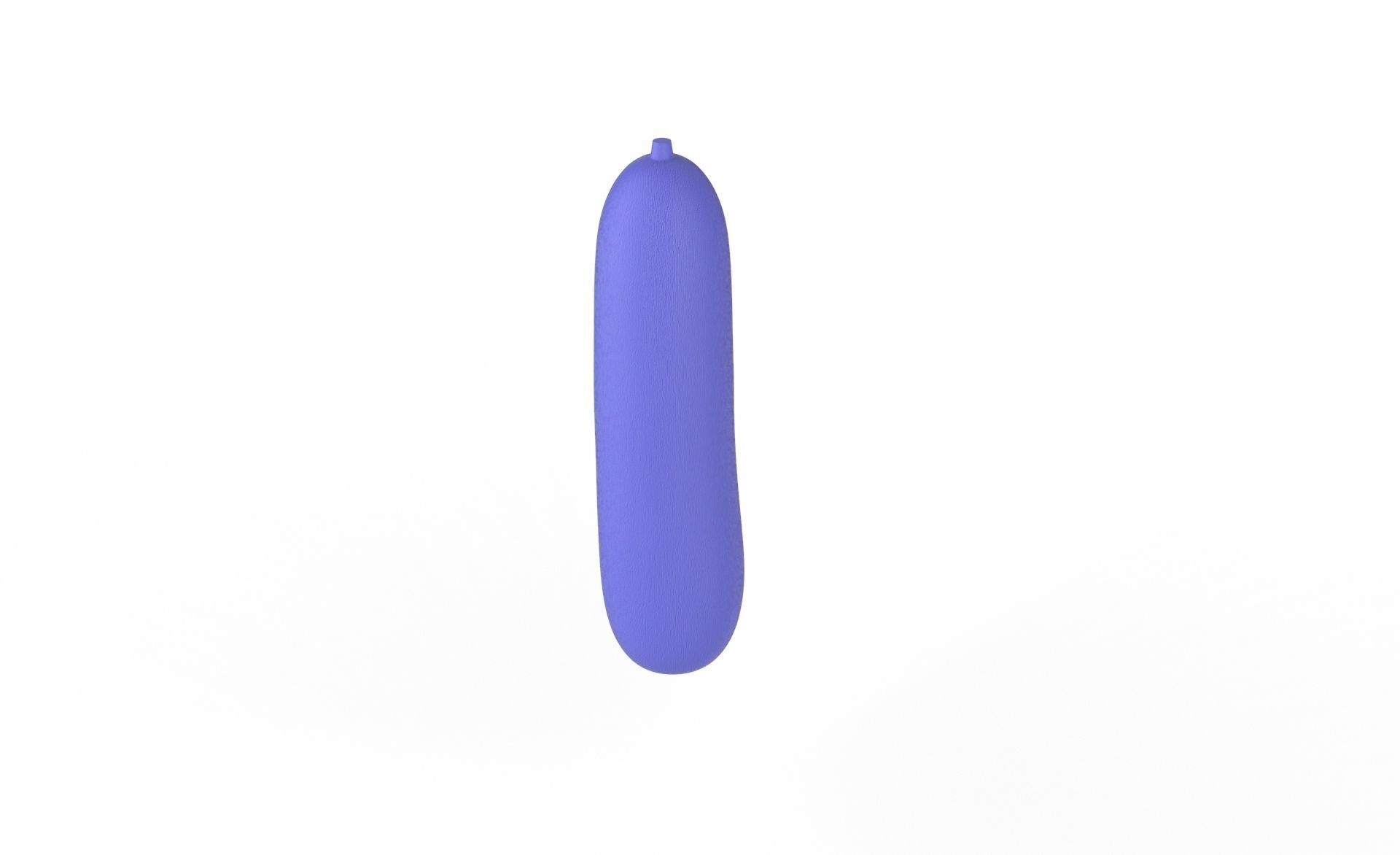 Prop29 Cucumber Fruit Low-poly 3D model_5