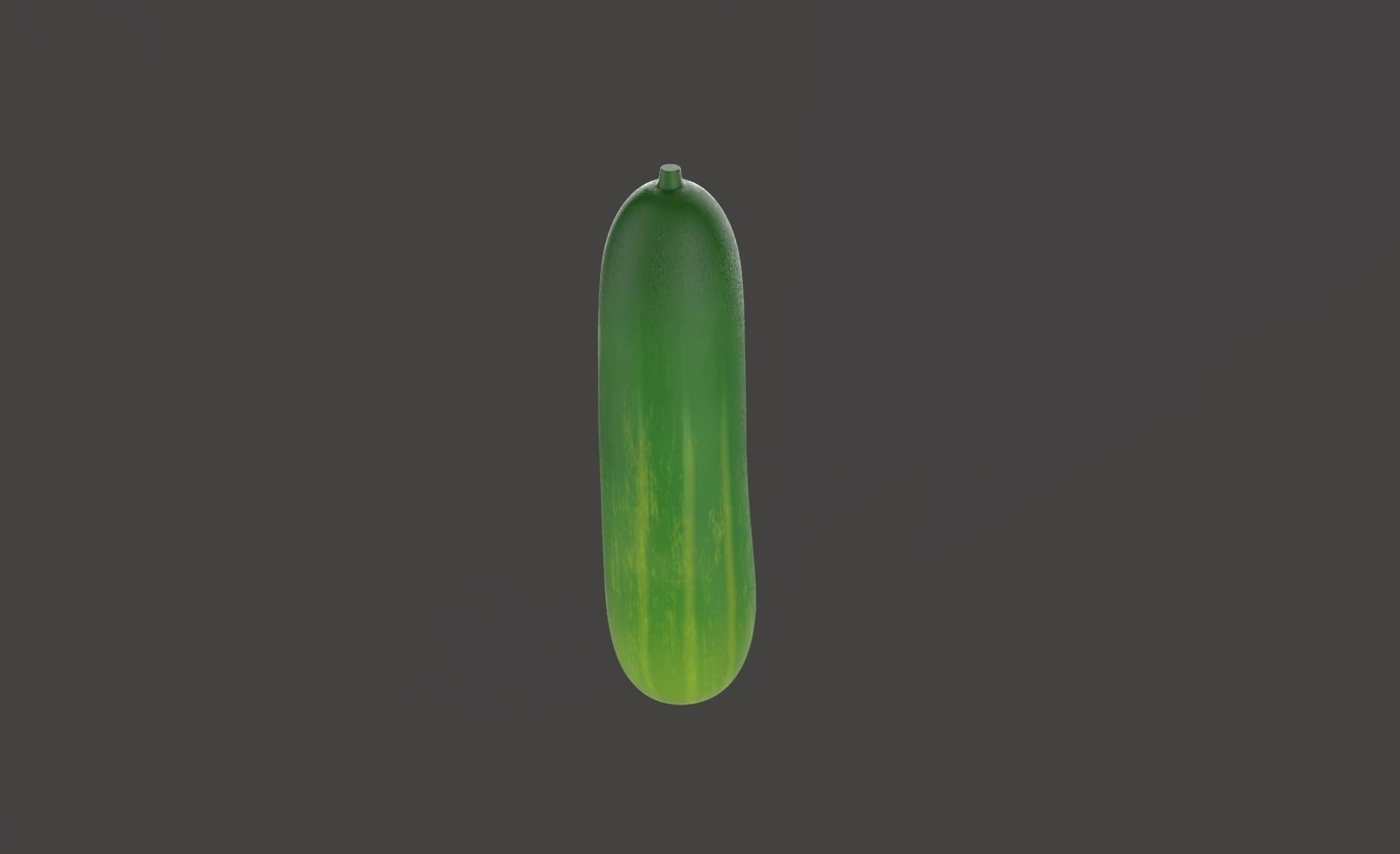 Prop29 Cucumber Fruit Low-poly 3D model_6