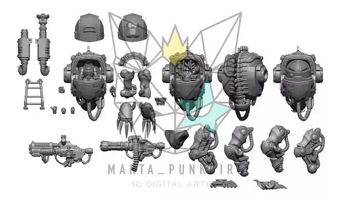 ROBOT WALKER 3D print model