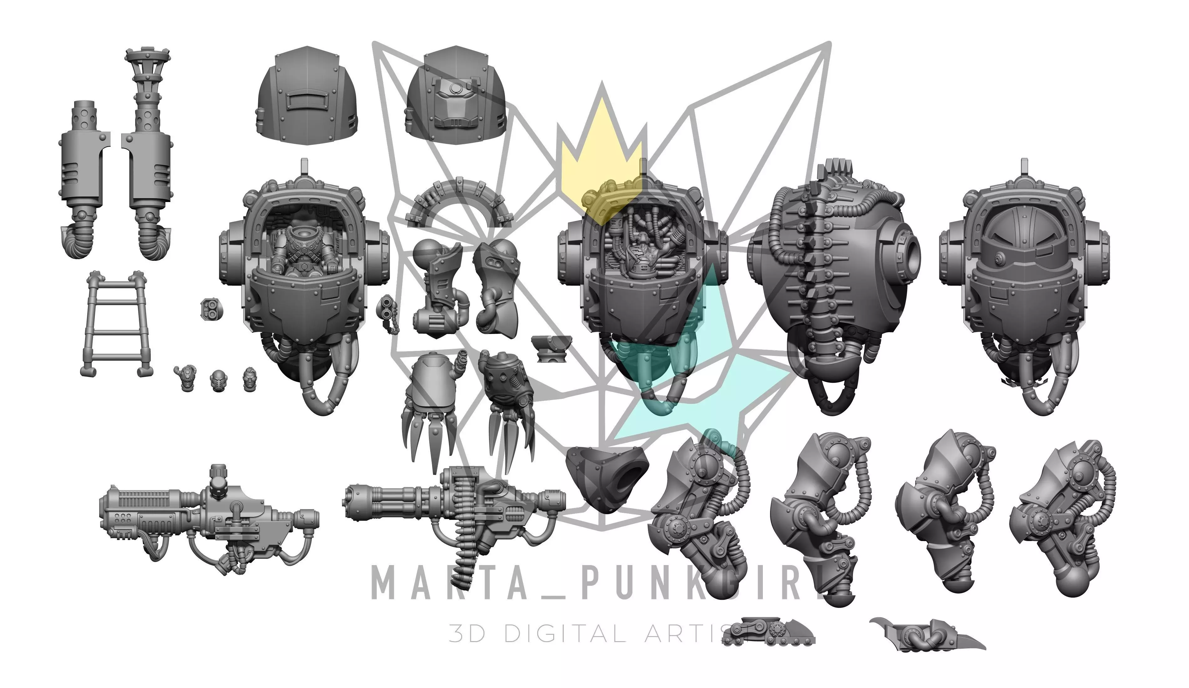 ROBOT WALKER 3D print model