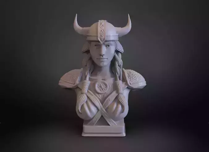 Viking Woman Bust