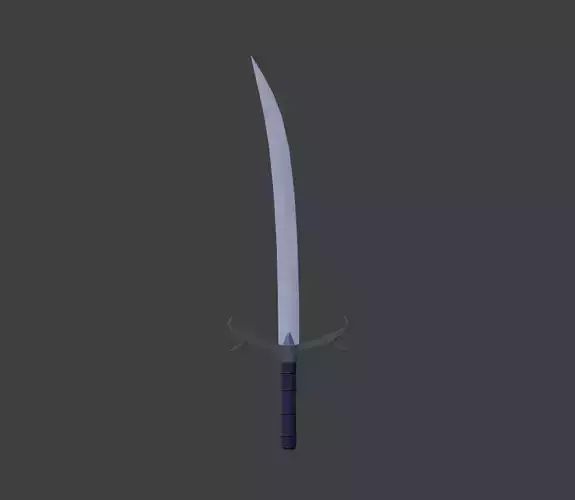 Frostbrand - Terraria Inspired Low Poly Sword Low-poly 3D model