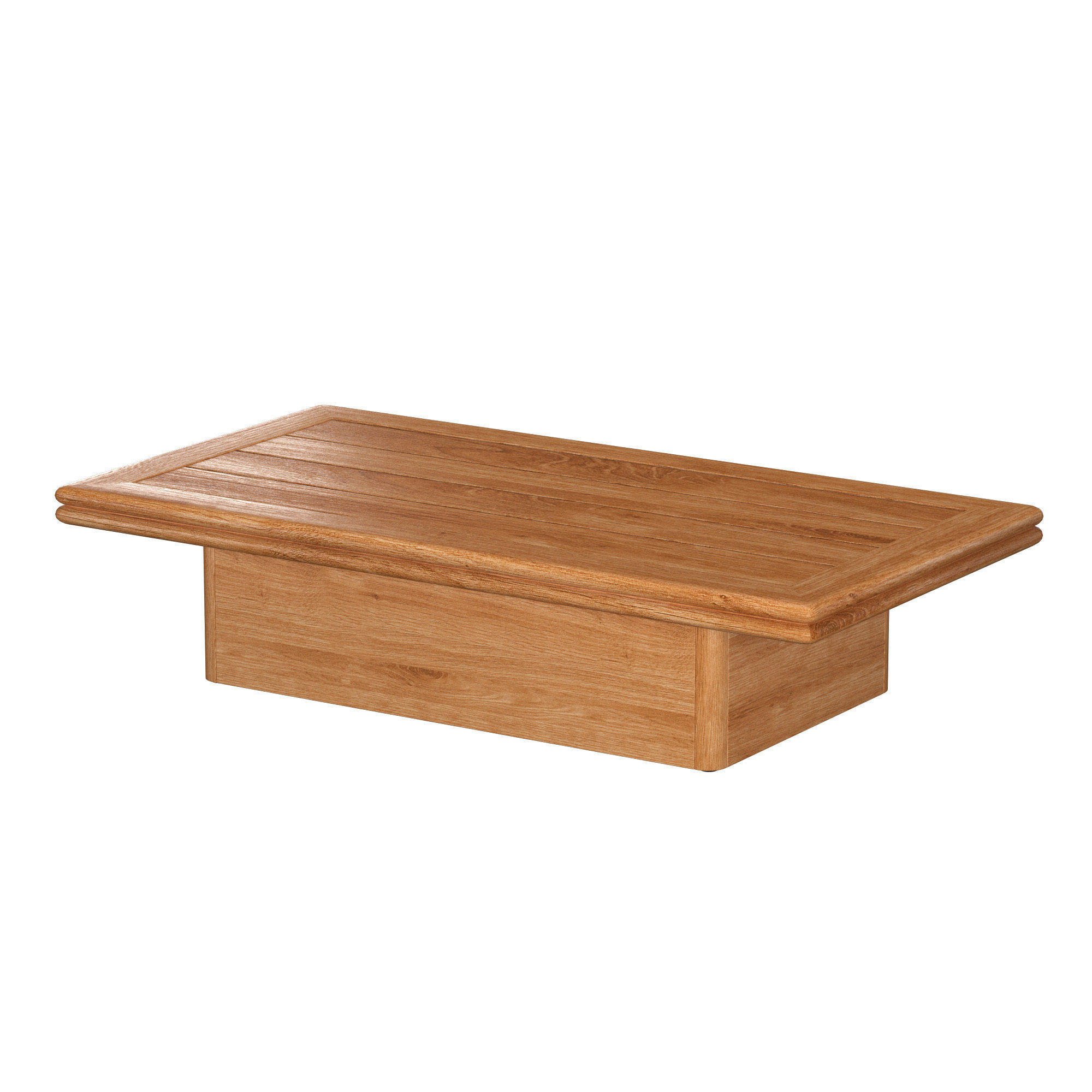 BONDI TEAK RECTANGULAR COFFEE TABLE 3D model_3