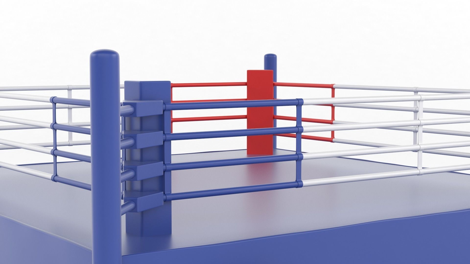 Boxing Ring 3D model_2