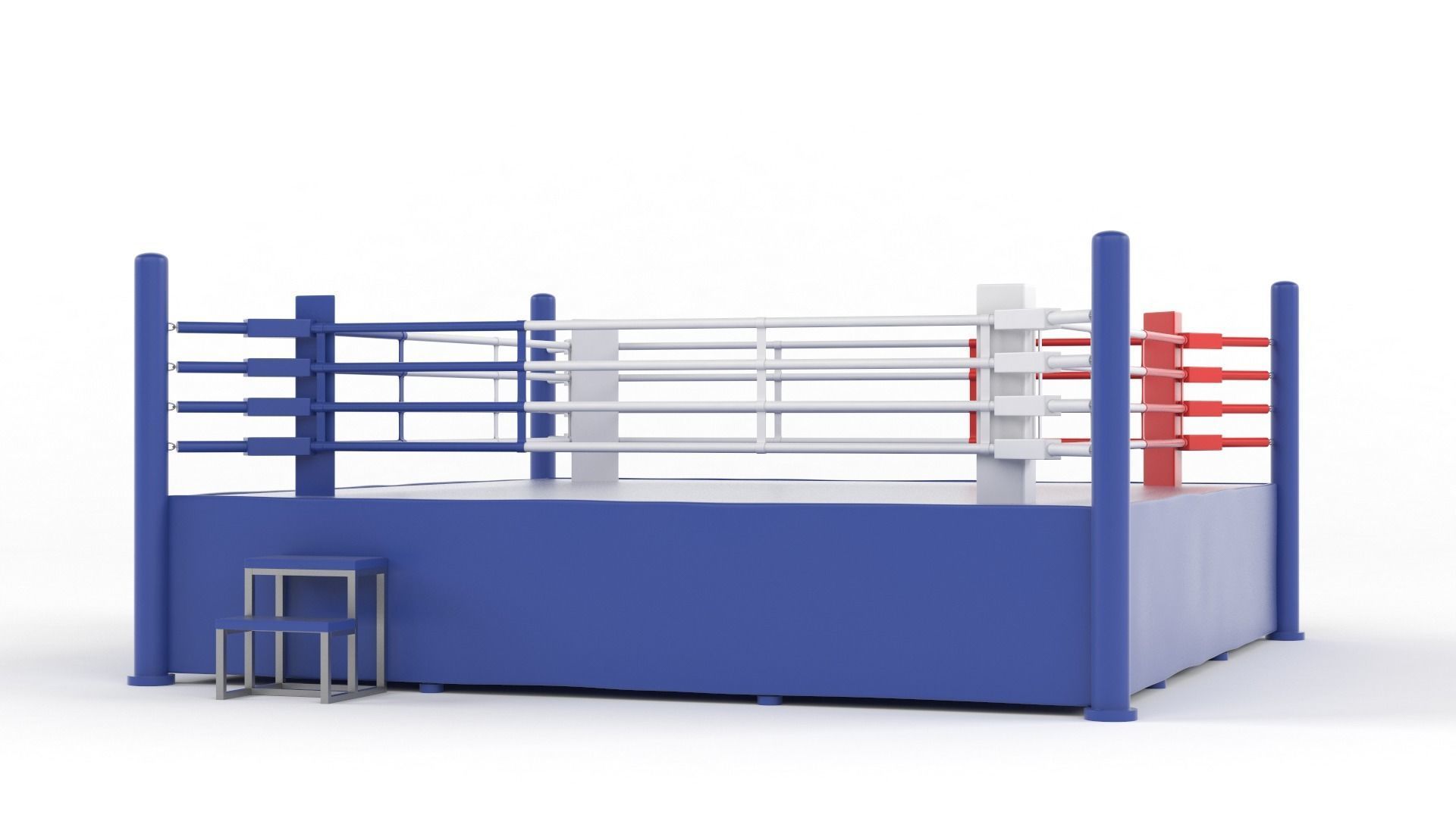 Boxing Ring 3D model_6