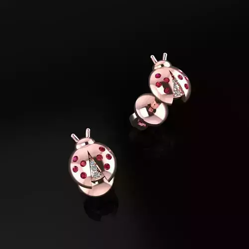 Ladybug Earring