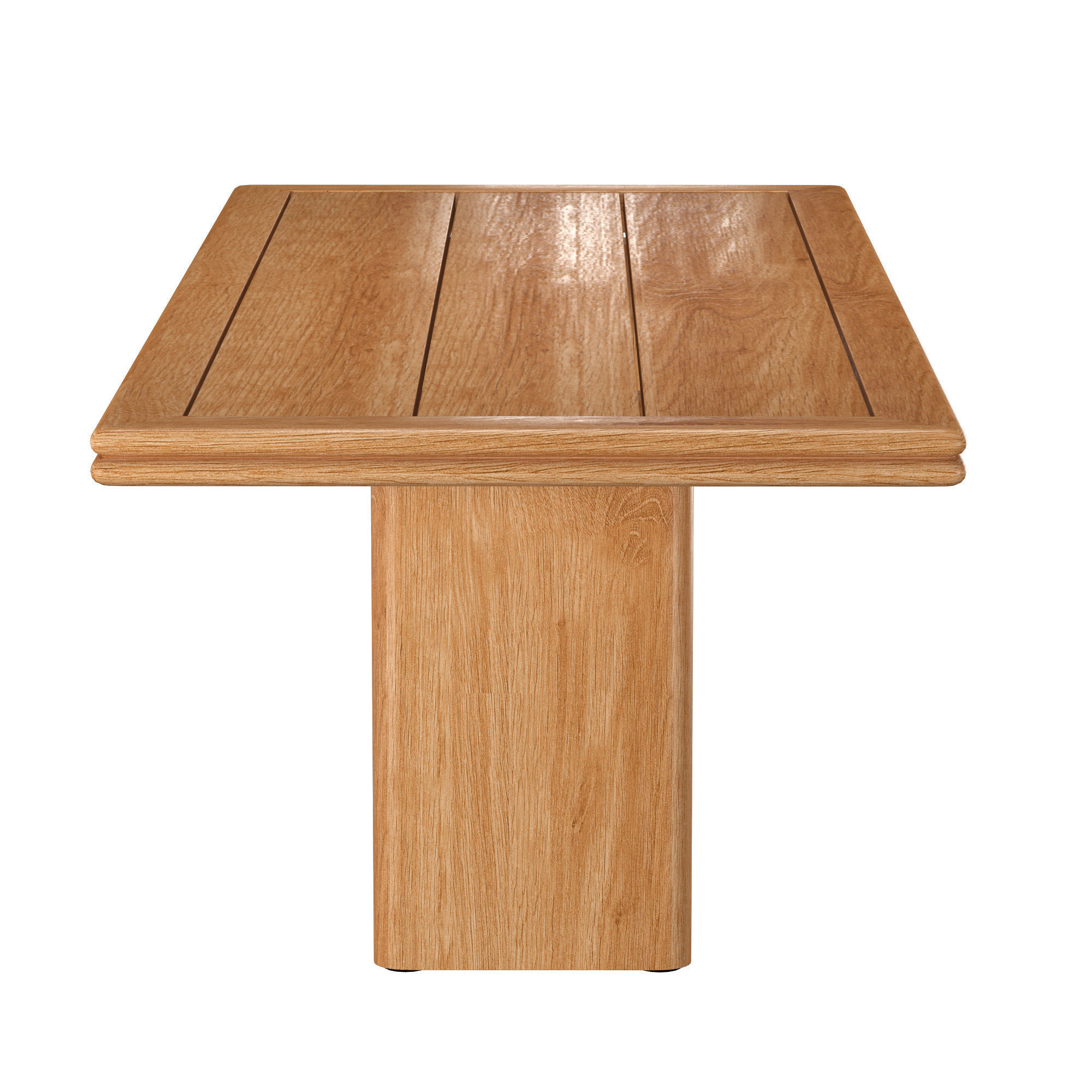 BONDI TEAK RECTANGULAR DINING TABLE 3D model_4