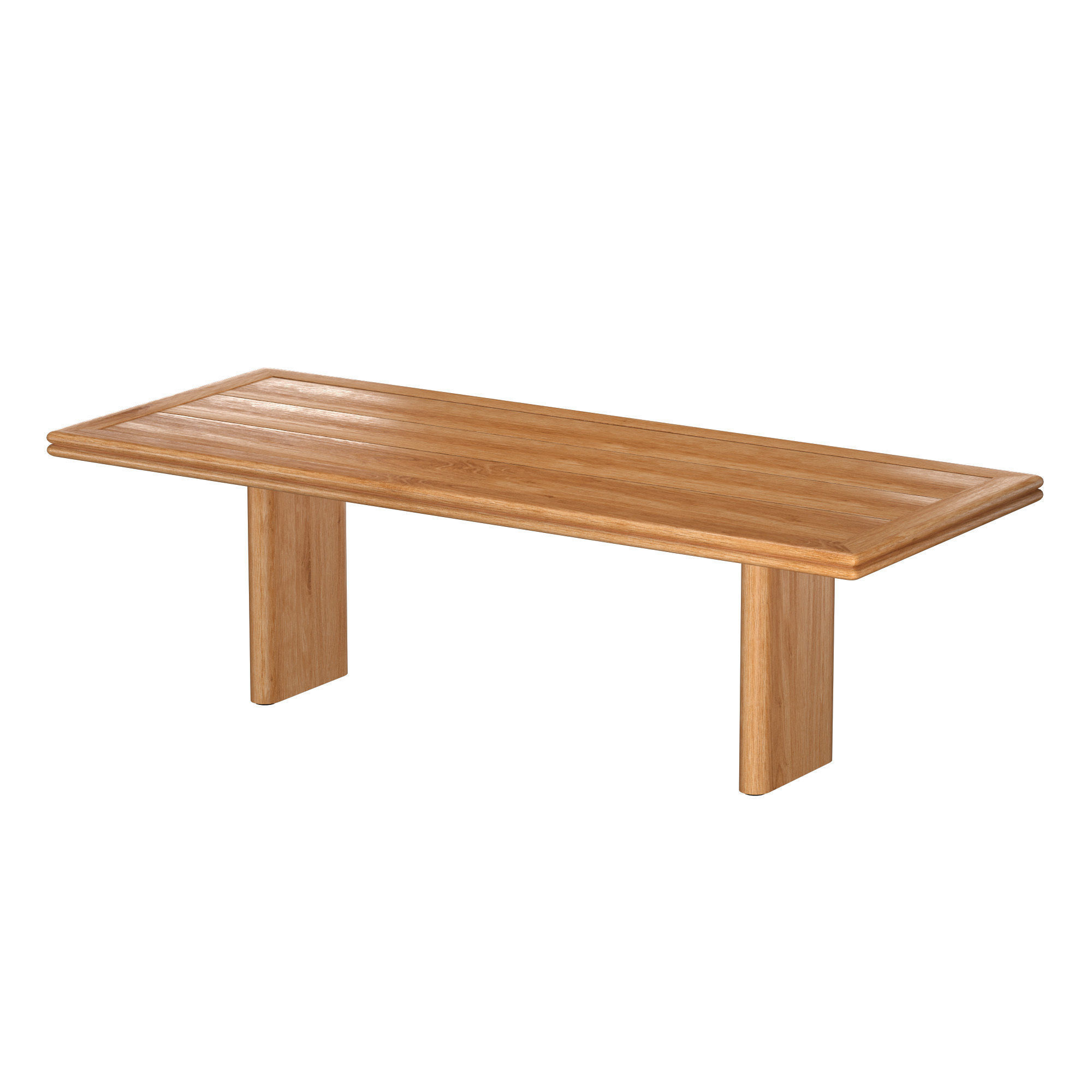 BONDI TEAK RECTANGULAR DINING TABLE 3D model_3
