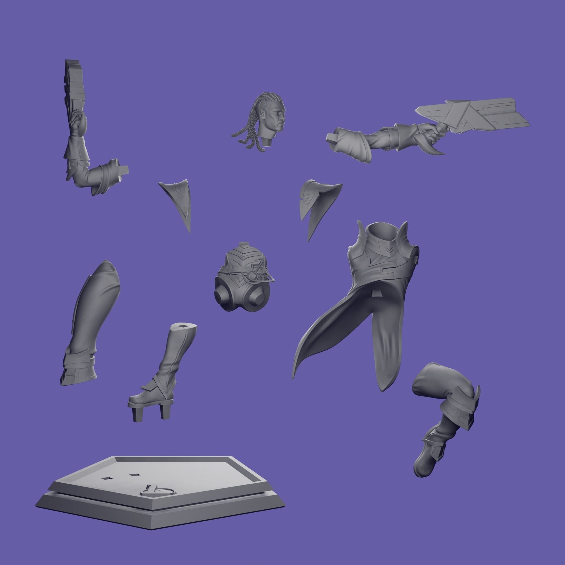 Lucian - The Purifier 3D print model_6