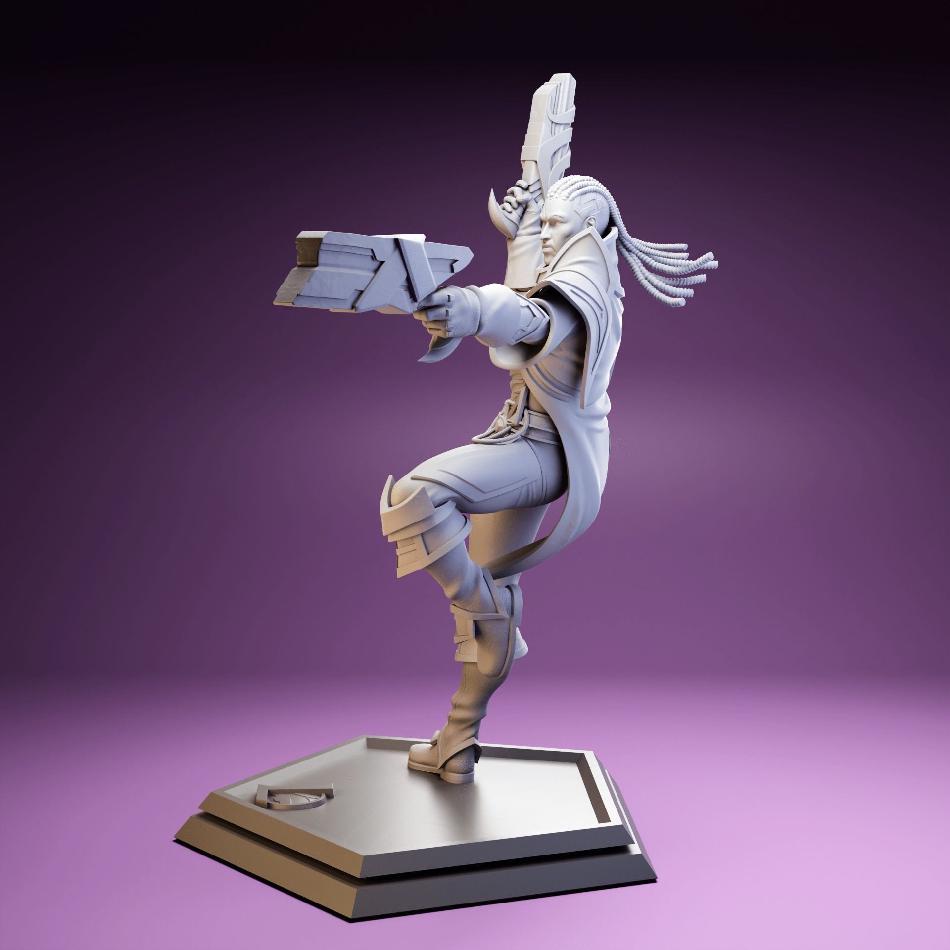 Lucian - The Purifier 3D print model_1