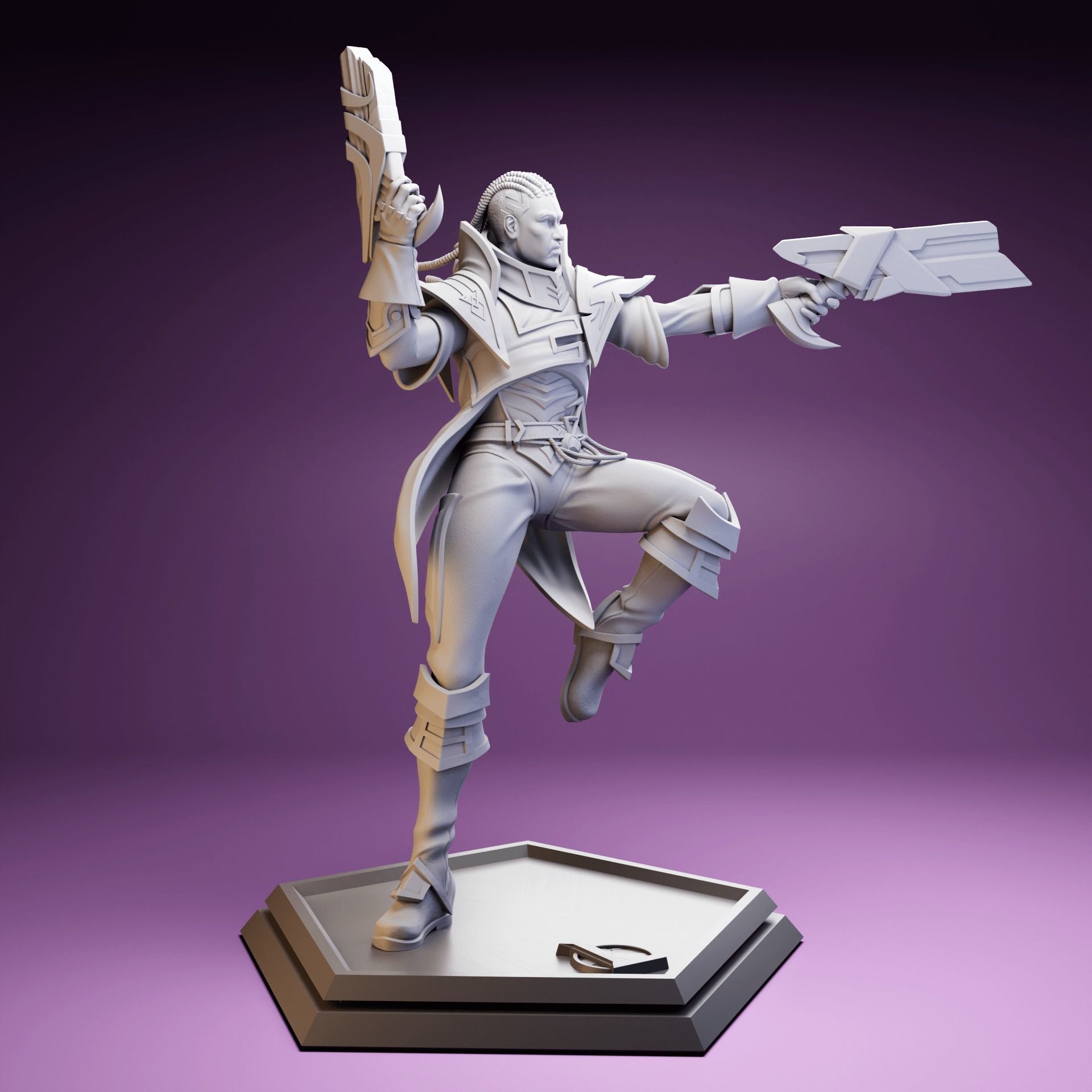Lucian - The Purifier 3D print model_3