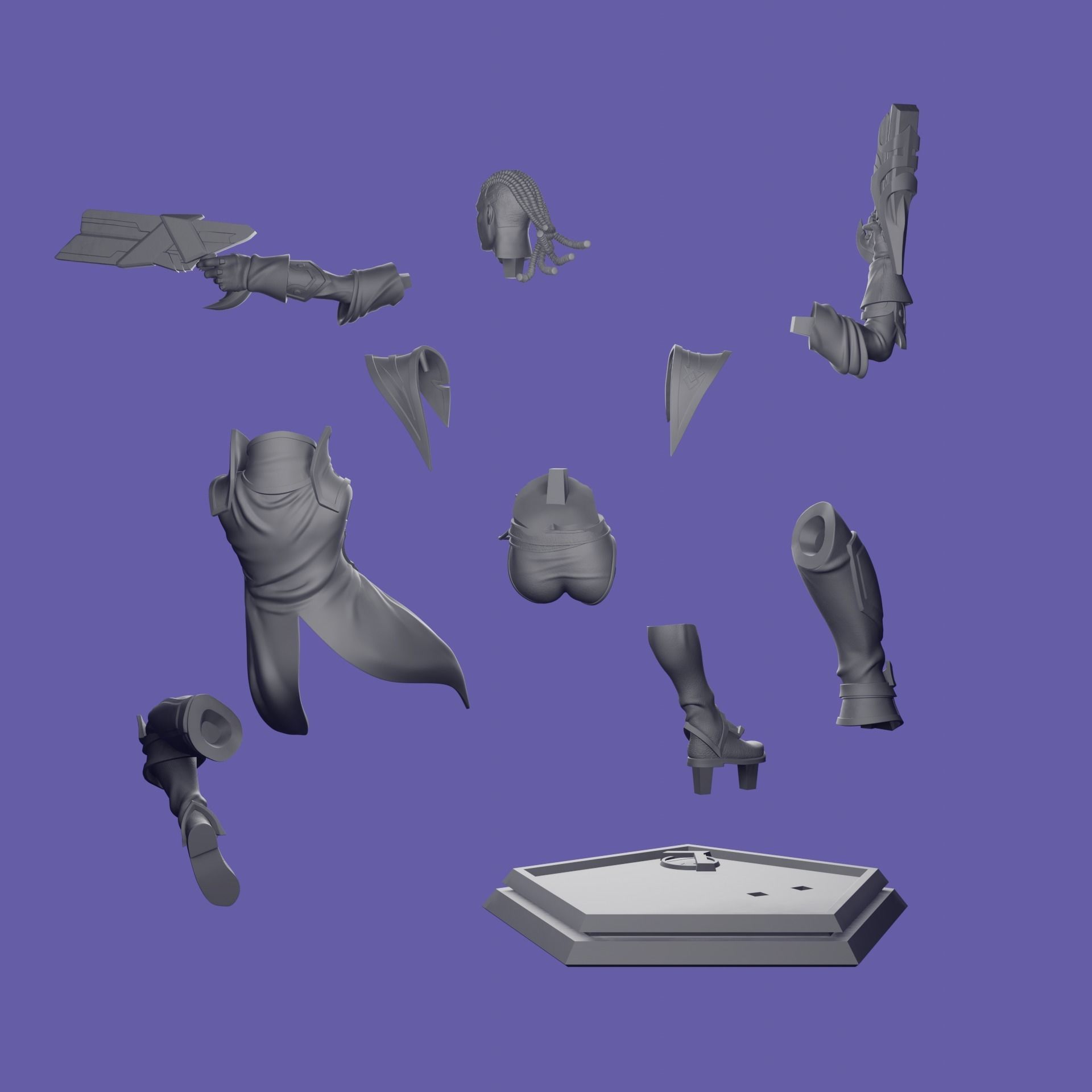 Lucian - The Purifier 3D print model_5