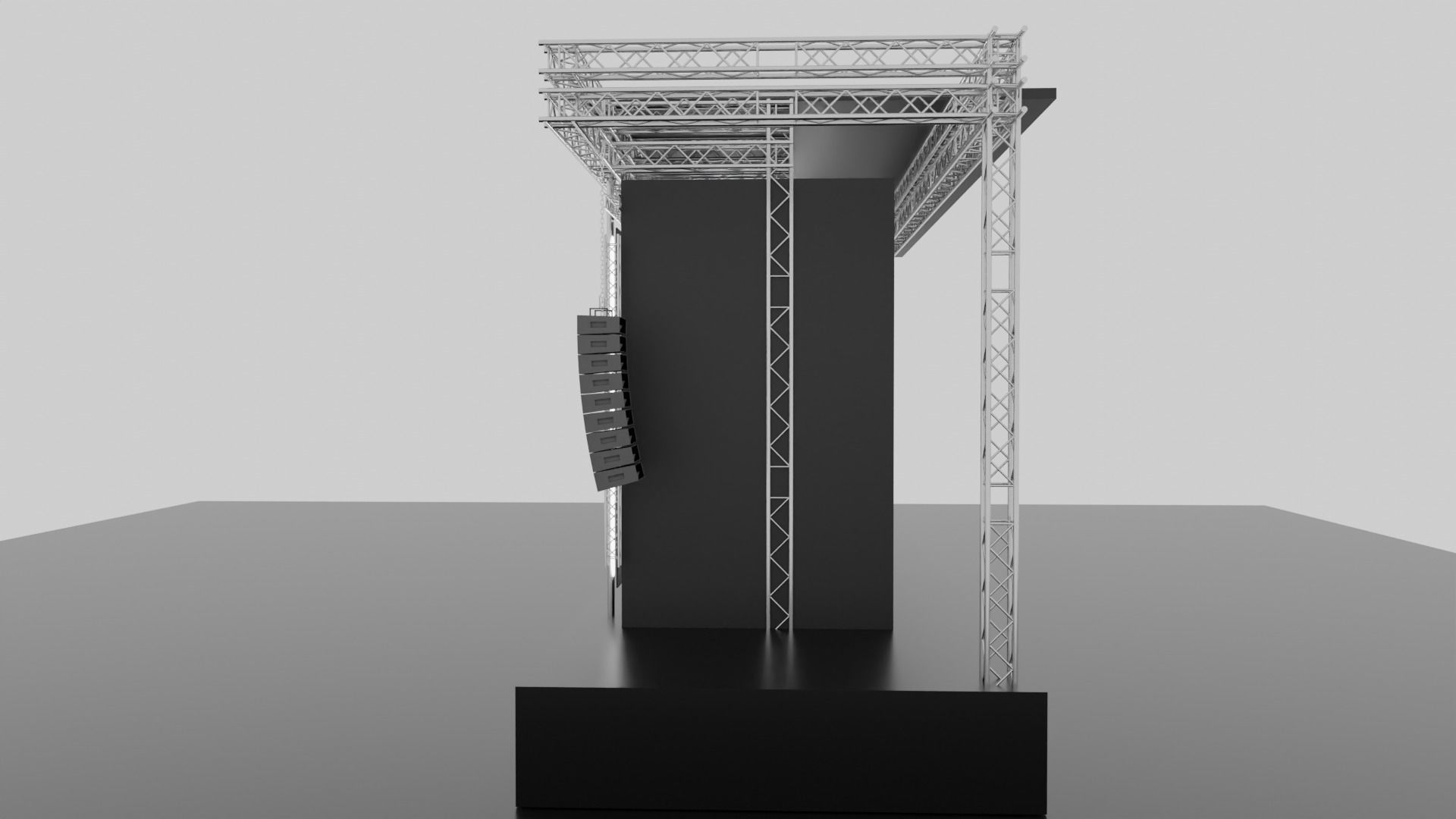 Ultra Music Festival 2018 Mainstage Ready For Mapping  3D model_10