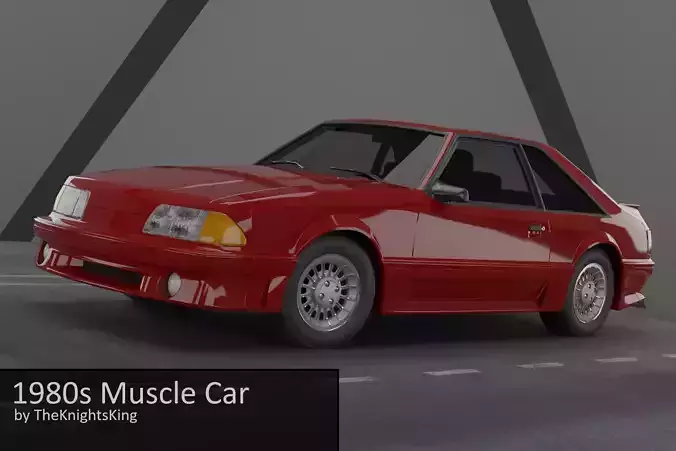 1980s Muscle Car