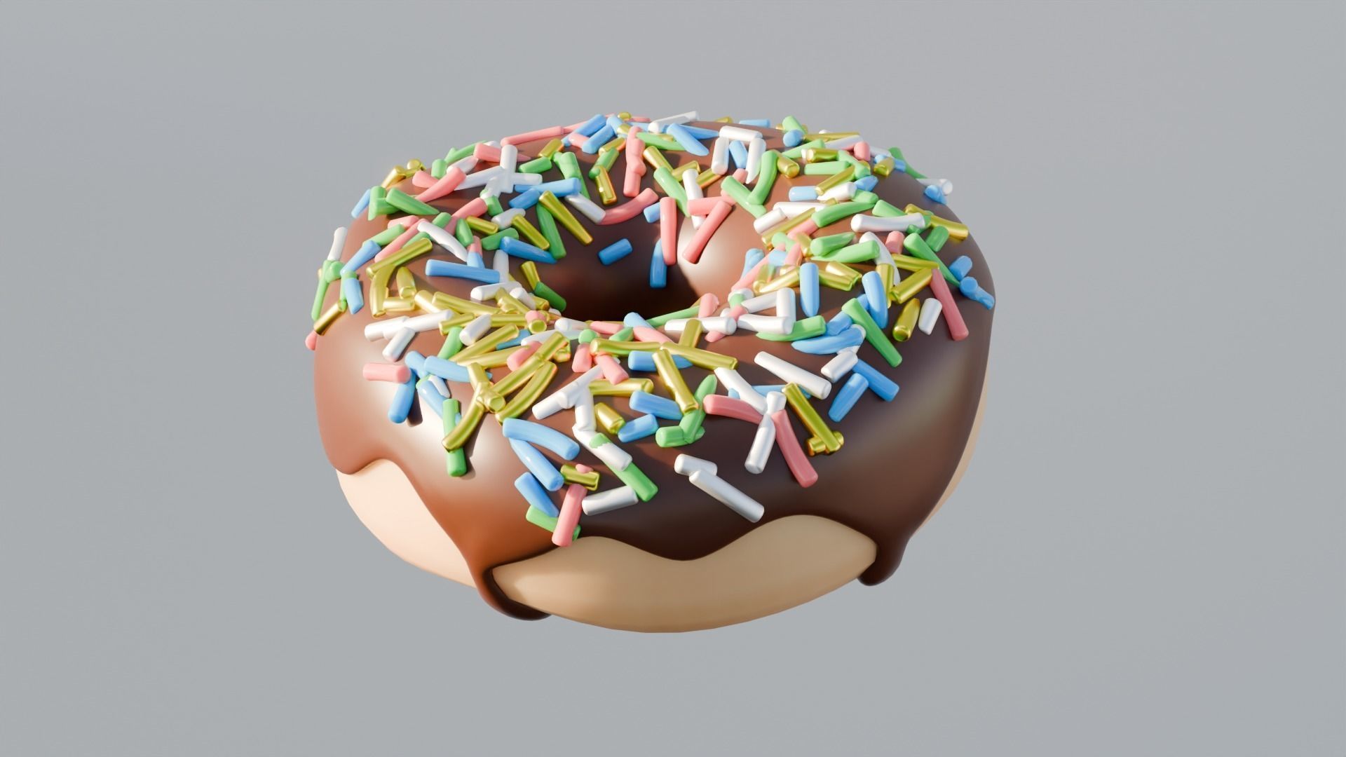 Donuts Pack 3D model_4