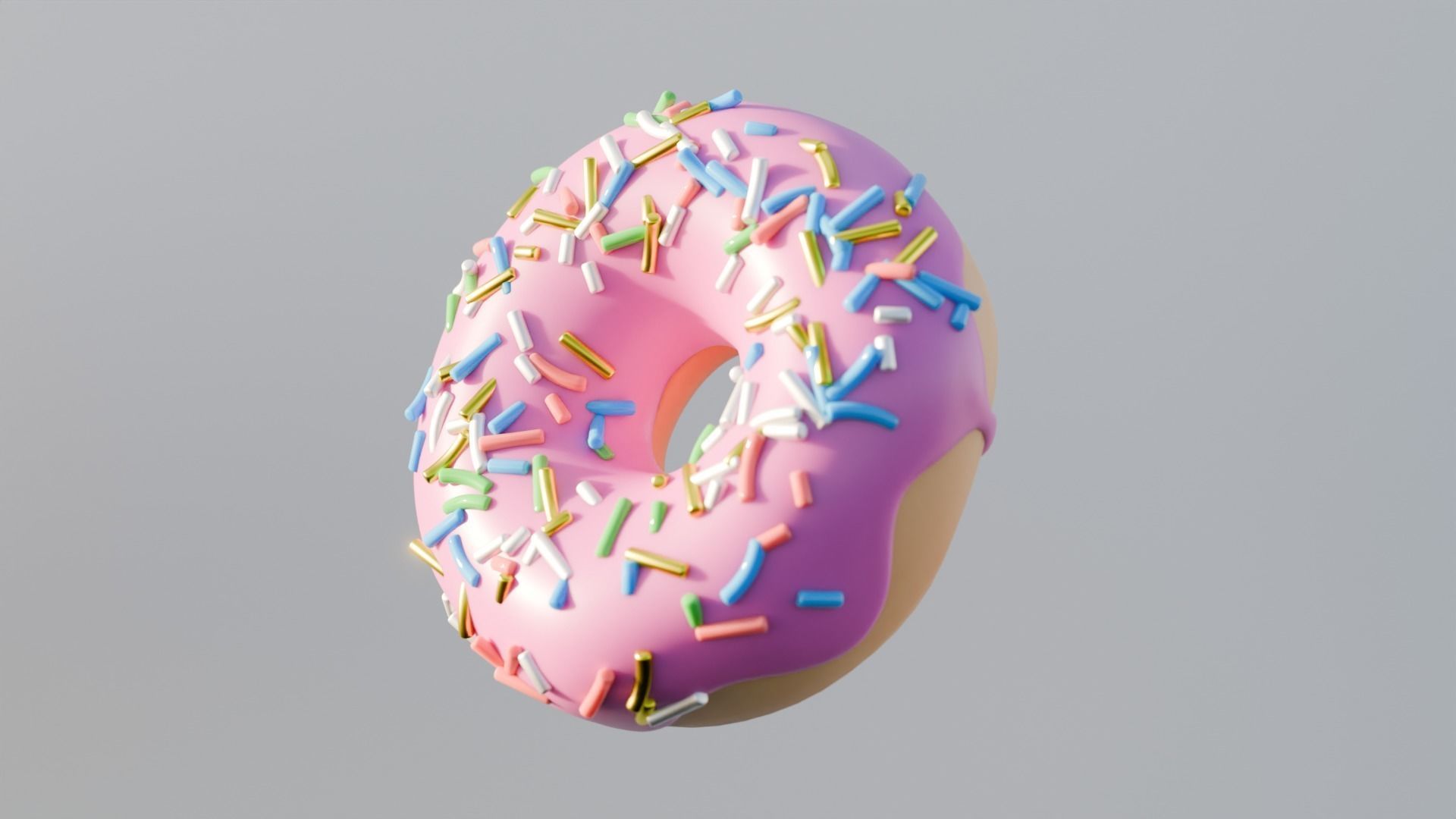 Donuts Pack 3D model_1