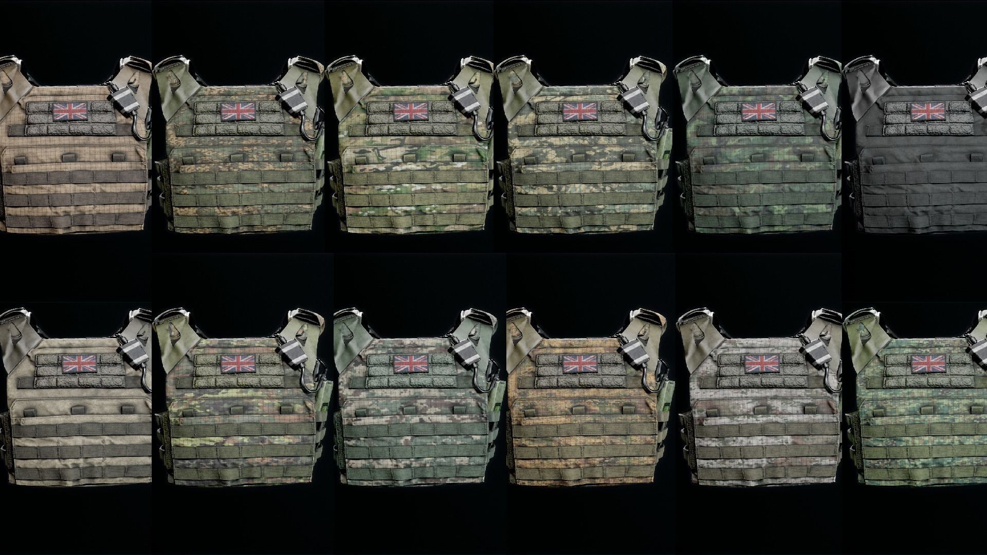 Body-Armor 3D scan Low-poly 3D model_7