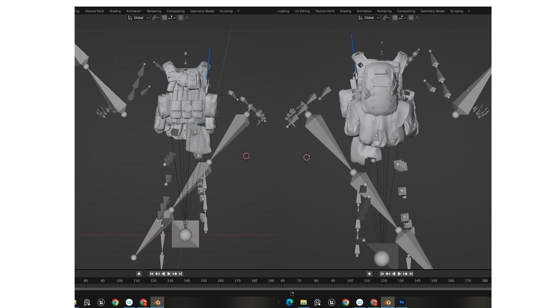 Body-Armor 3D scan Low-poly 3D model_9