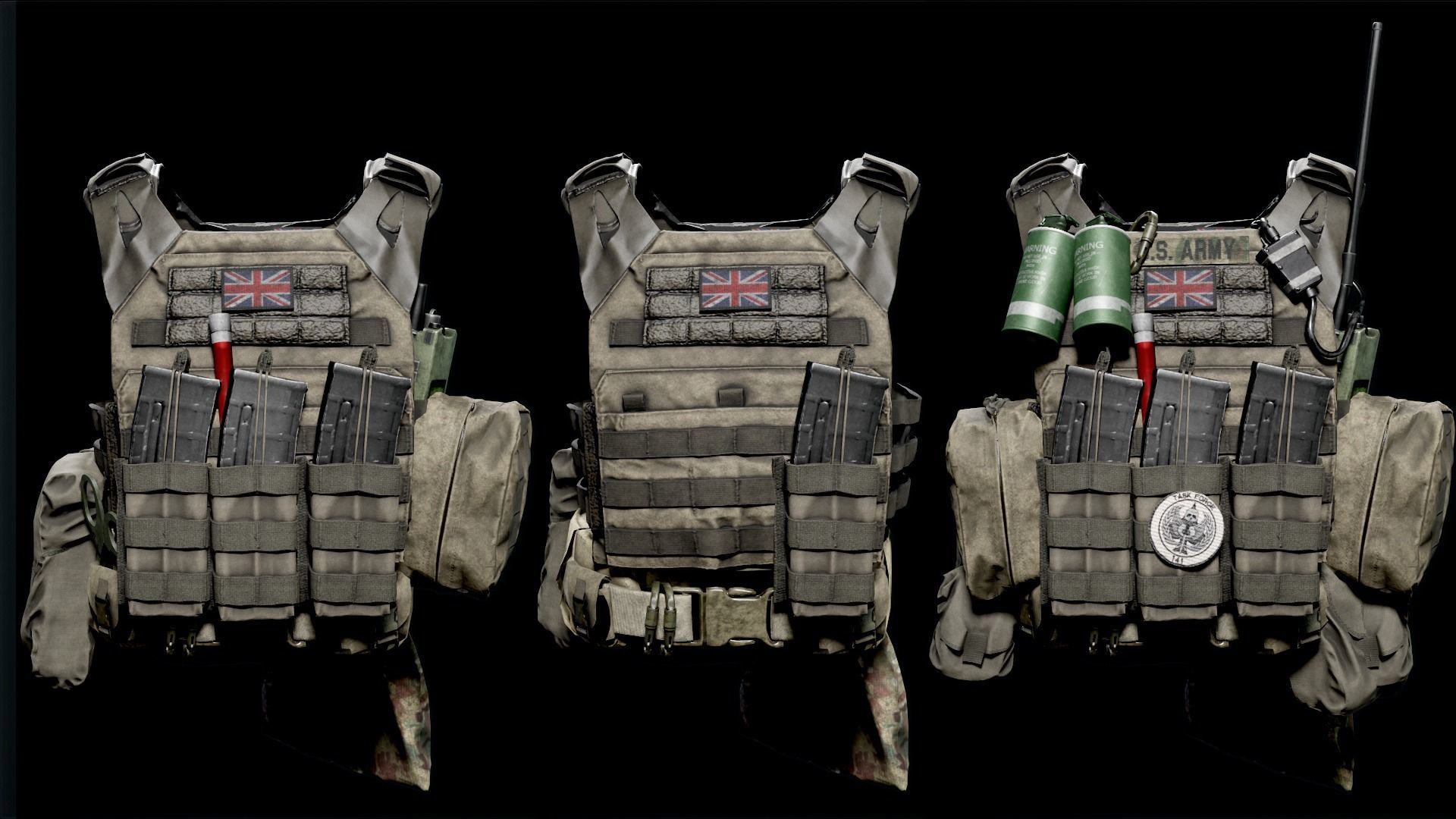 Body-Armor 3D scan Low-poly 3D model_6