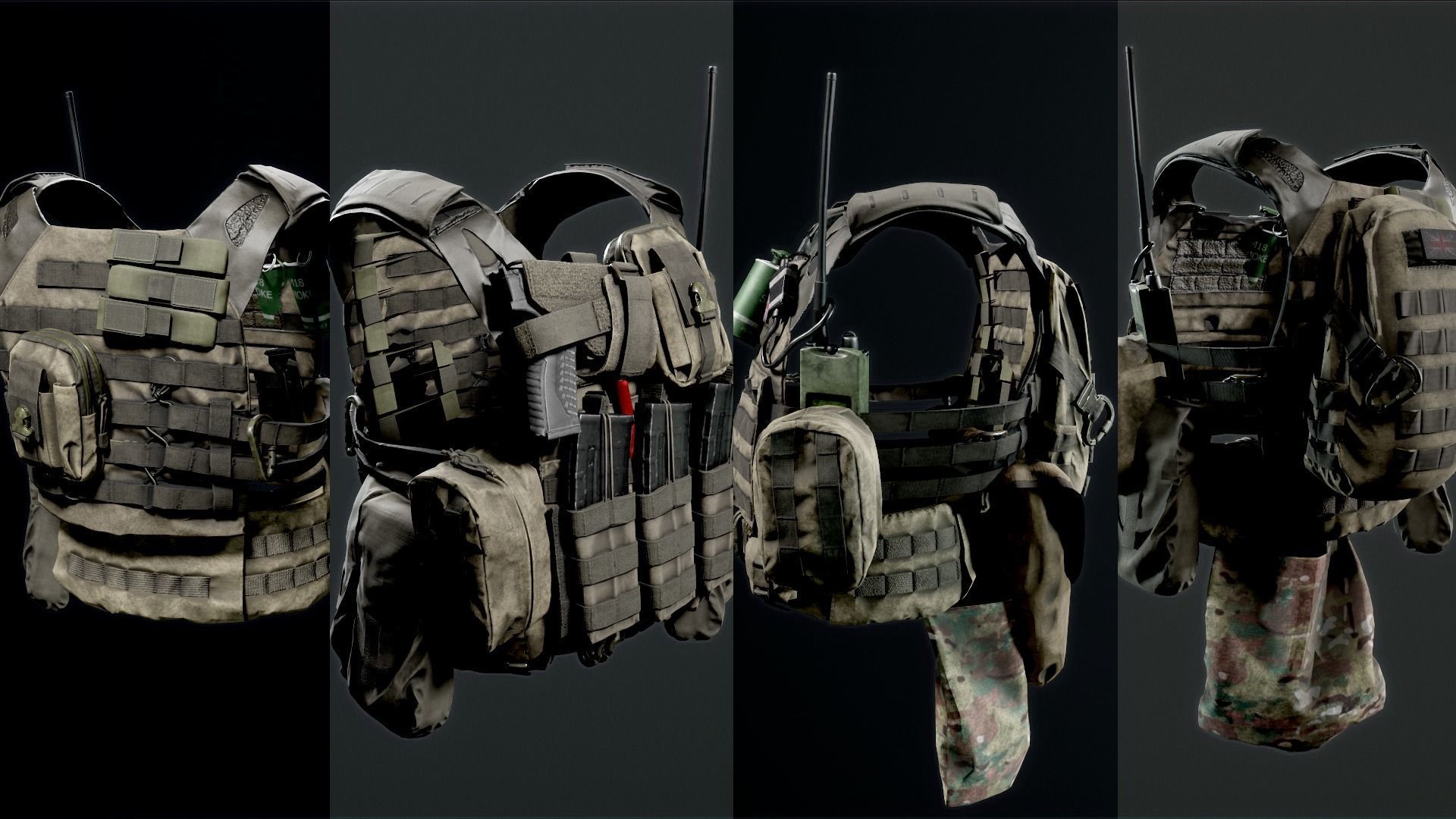 Body-Armor 3D scan Low-poly 3D model_4