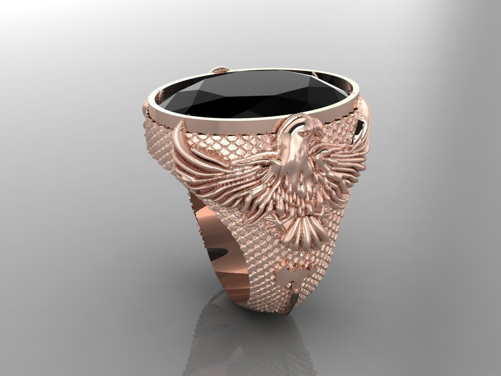 Eagle Ring 332 3D print model_3