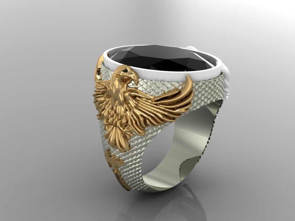 Eagle Ring 332 3D print model_2