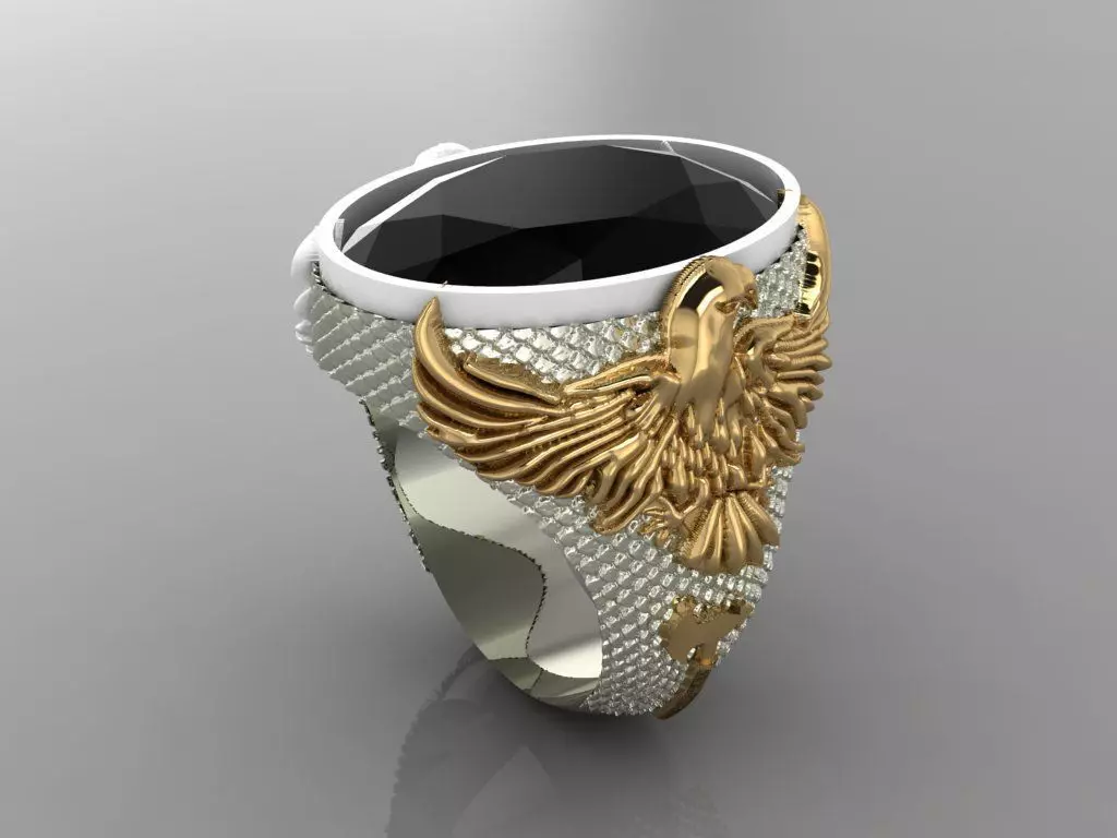 Eagle Ring 332 3D print model_0