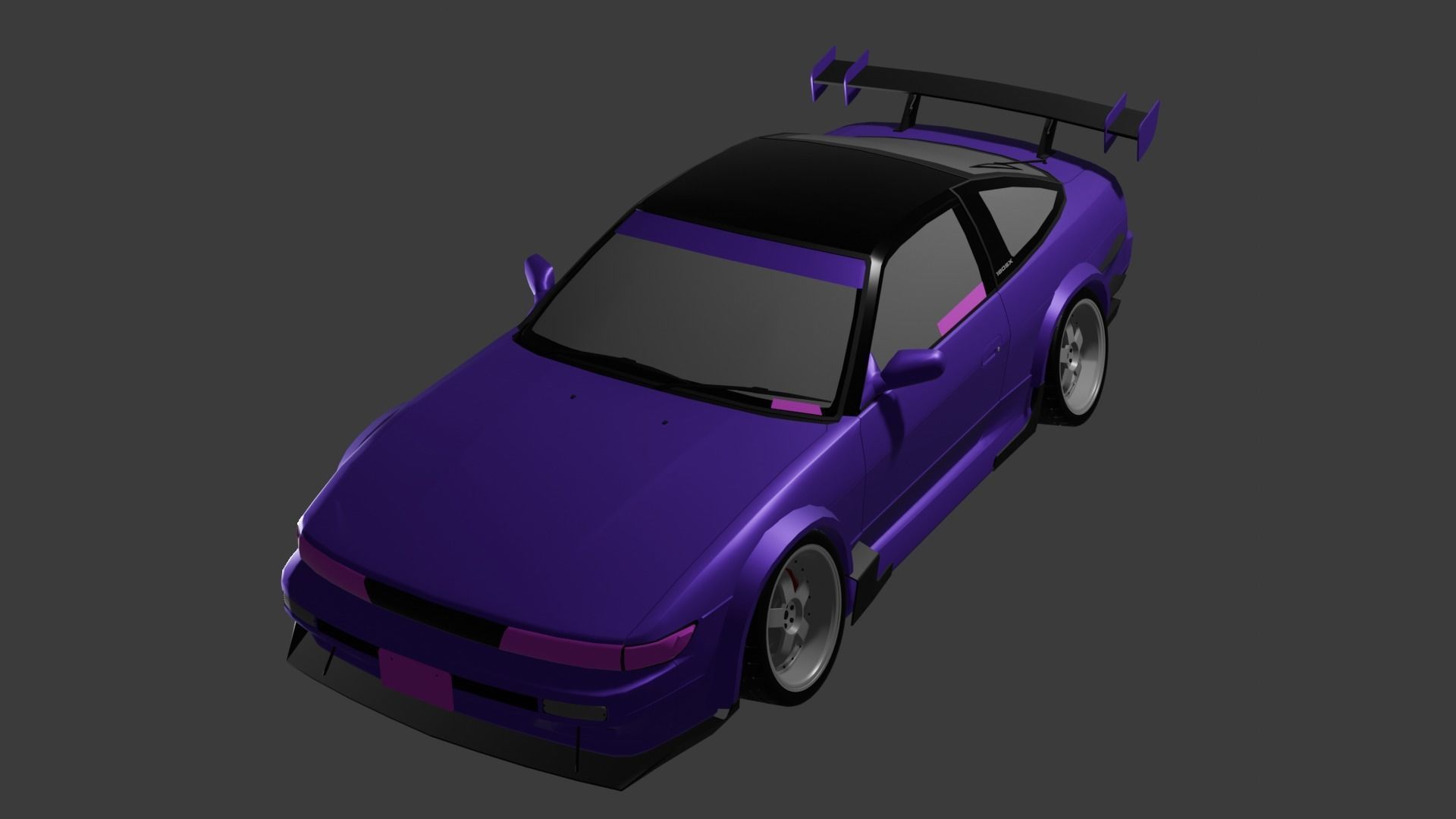 need for speed 3D module  Low-poly 3D model_1
