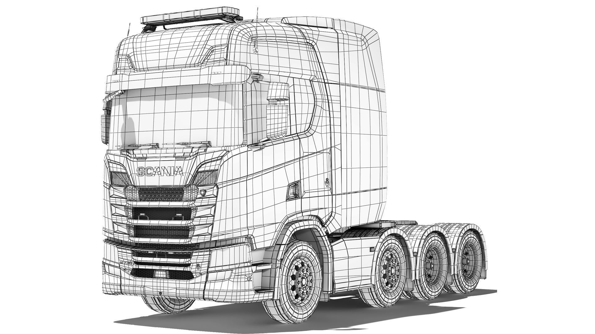 Truck R730 8X4 2020 3D model_8