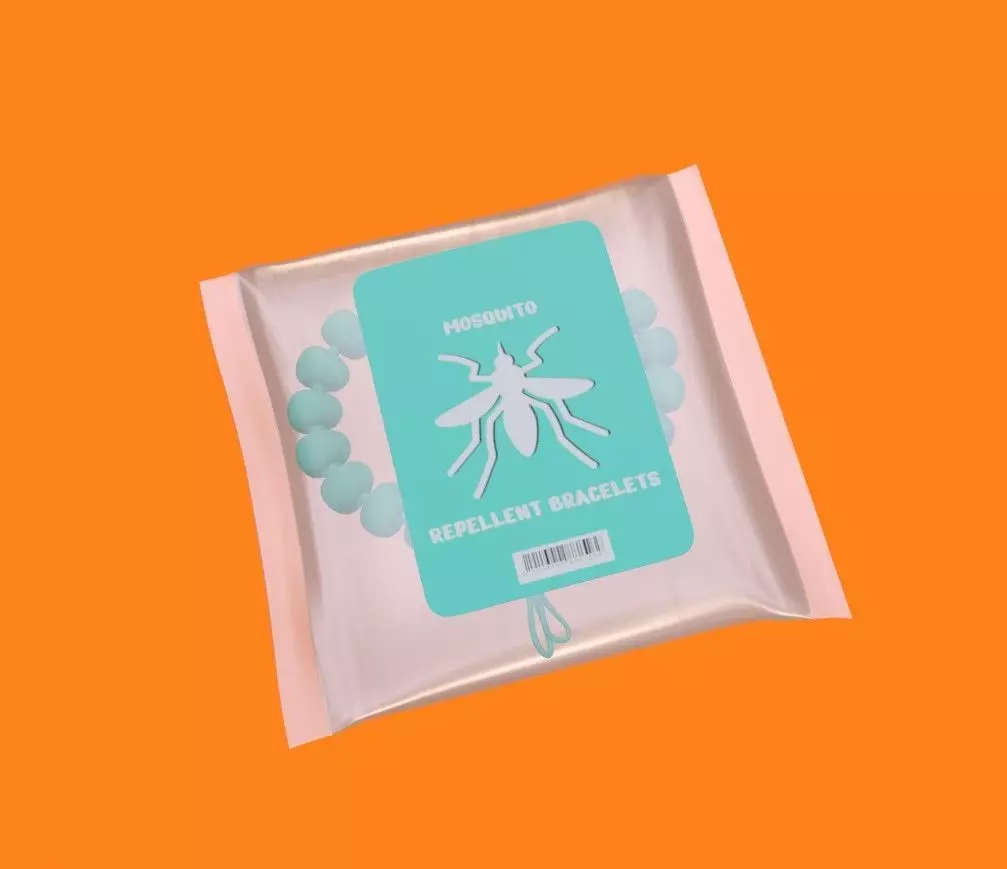 Pest control products  Mosquito Repellent Bracelets Low-poly 3D model_0