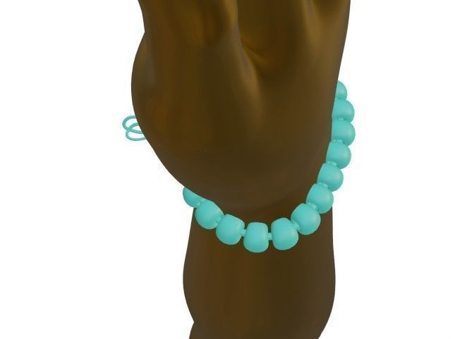 Pest control products  Mosquito Repellent Bracelets Low-poly 3D model_4
