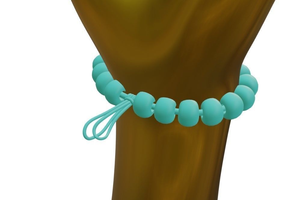 Pest control products  Mosquito Repellent Bracelets Low-poly 3D model_3