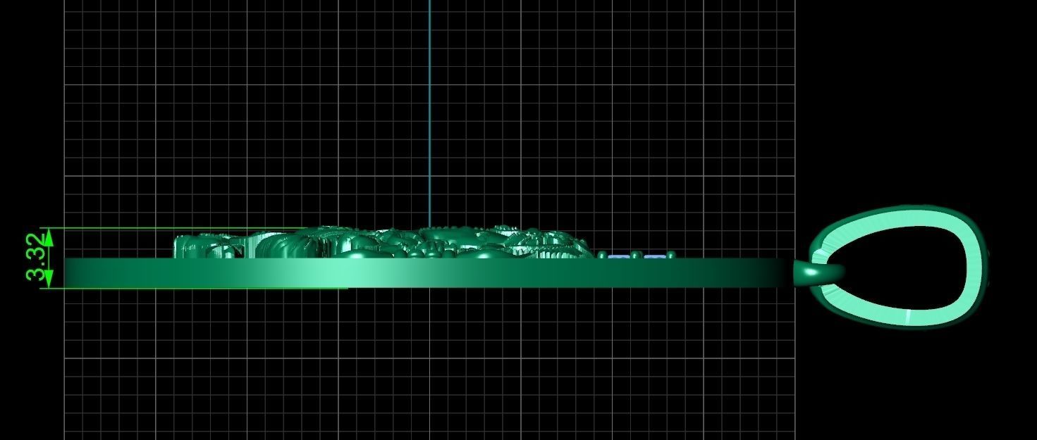  Pendant Lord Ganesh God   Hindu Elephant 1113 3D print model_20