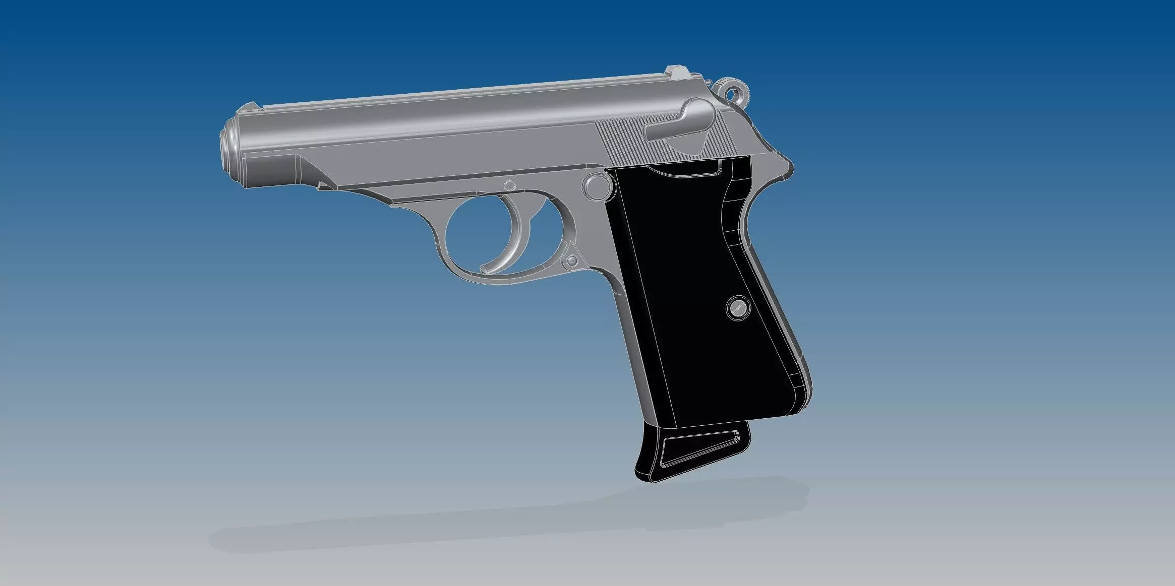 Walther PP 3D model_0
