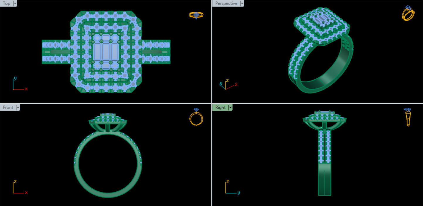 ring jewel 3D print model_2