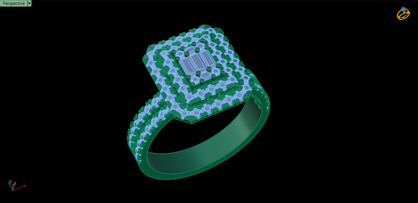 ring jewel 3D print model_9