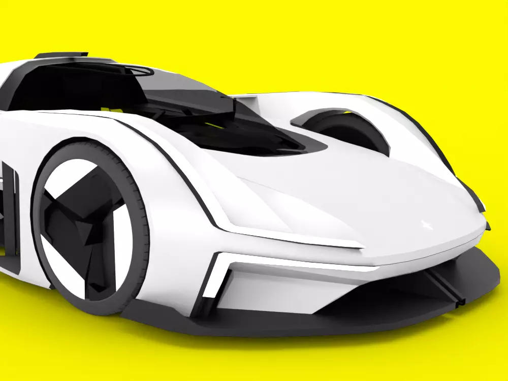 Polestar Synergy Concept  Low-poly 3D model_0