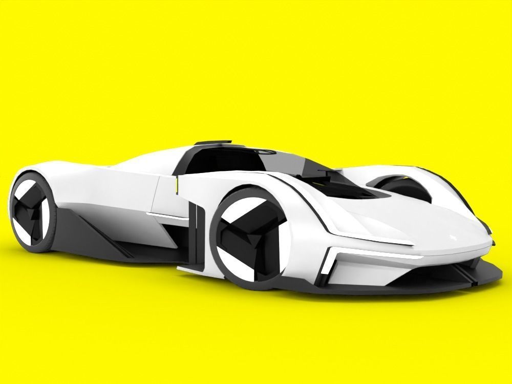 Polestar Synergy Concept  Low-poly 3D model_1